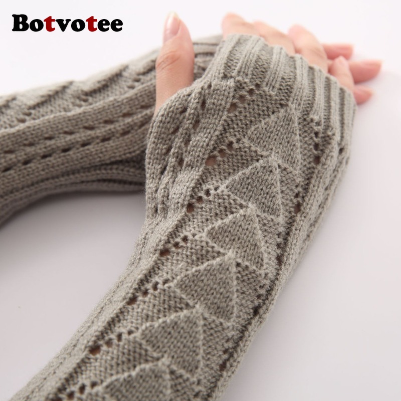 Botvotee pour femmes, gants sa - Fingerless Glove Knit avis et prix