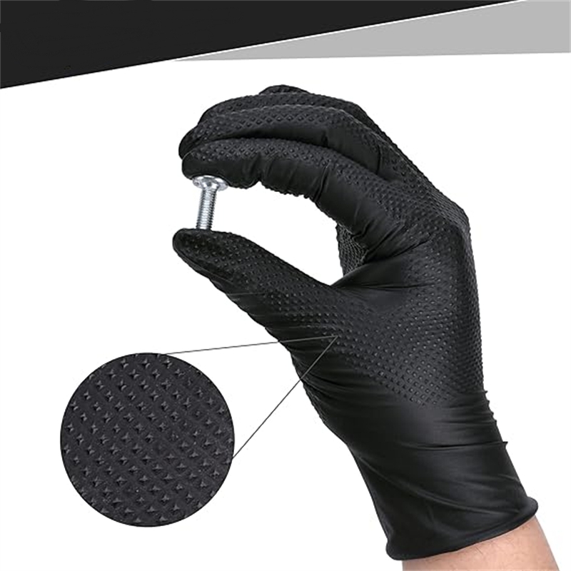 Gants en Nitrile noir robuste, - Nitrile Mechanic Glove avis et prix