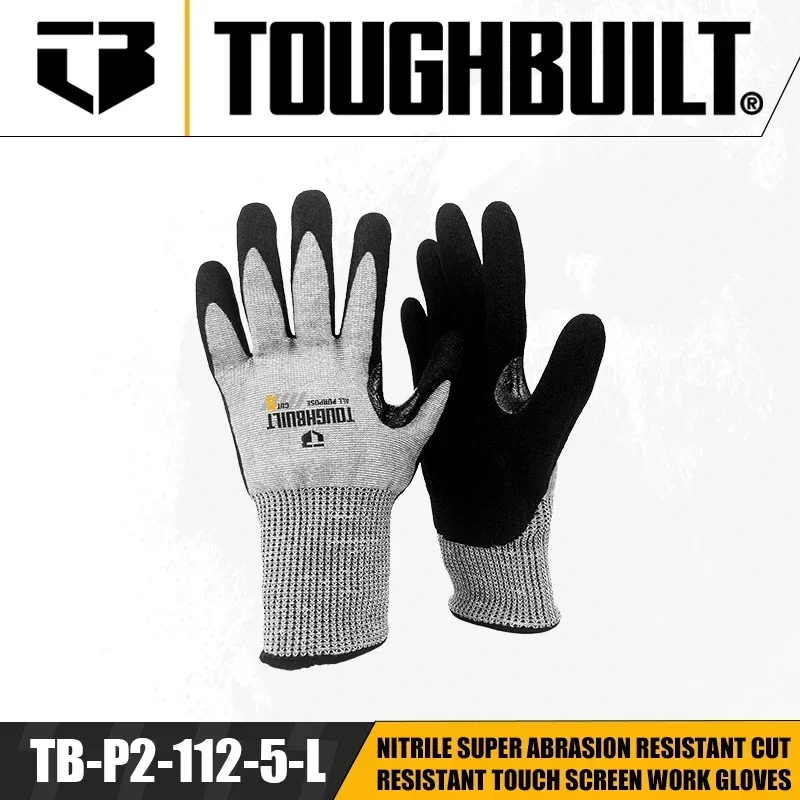 Gants de travail TOUGHBUILT TB - Nitrile Mechanic Glove avis et prix