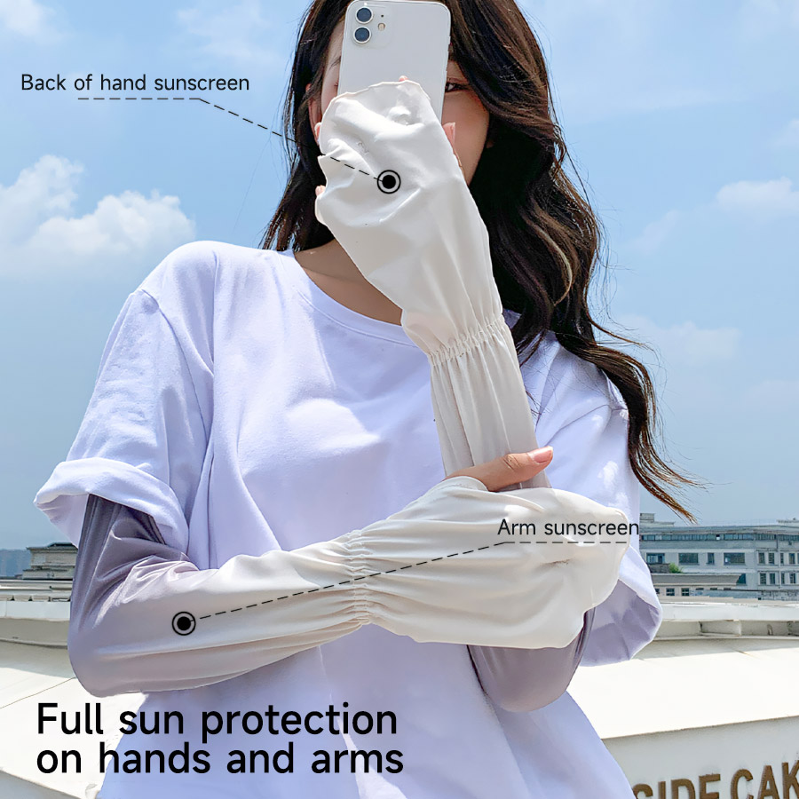 Manchons solaires sans doigts  - Fingerless Glove Knit avis et prix