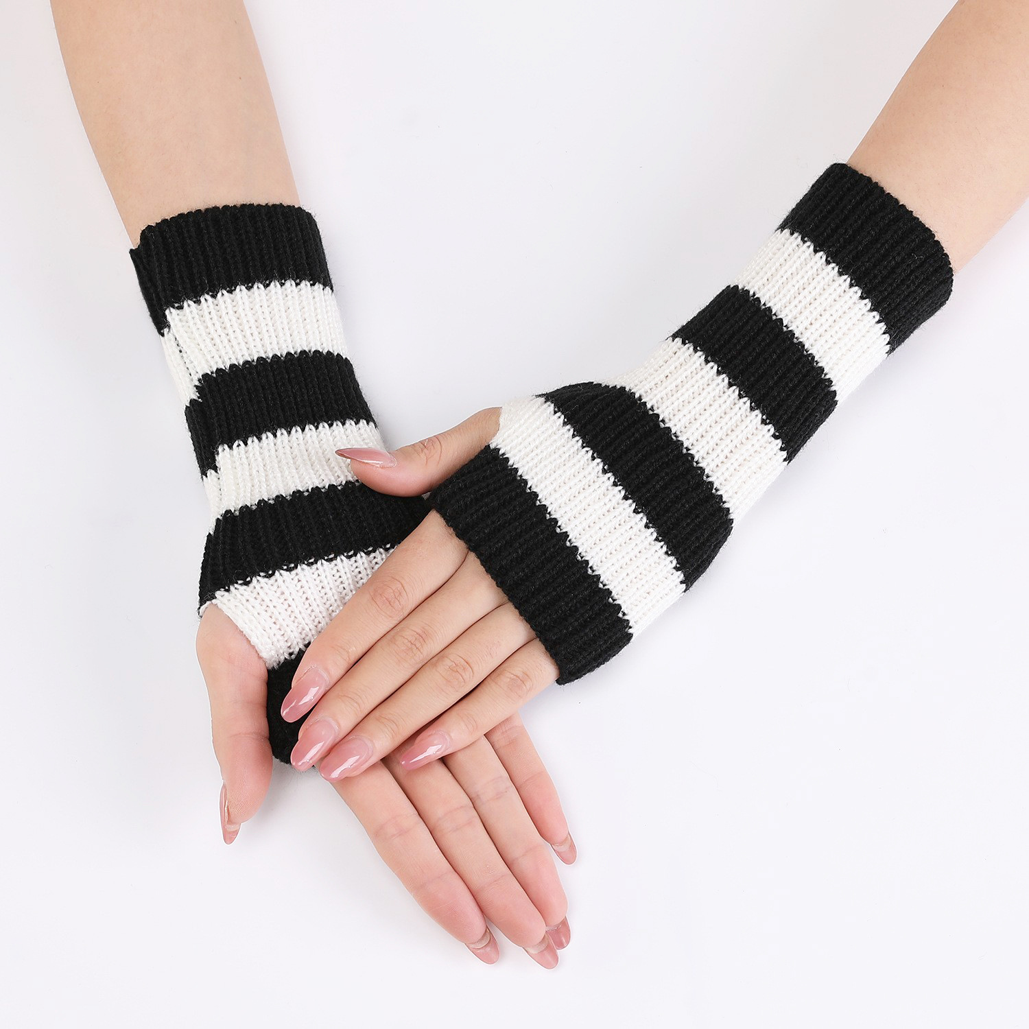 Accessoires Y2k, gants sans do - Fingerless Glove Knit avis et prix