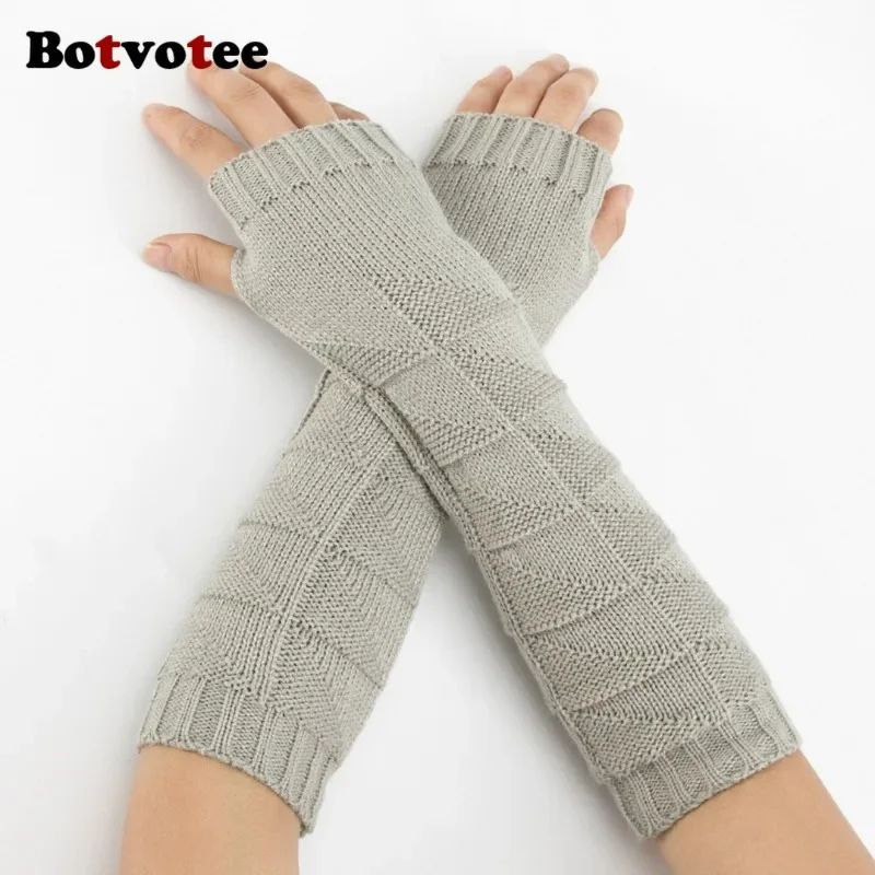 Botvotee Y2k Manchons en trico - Fingerless Glove Knit avis et prix